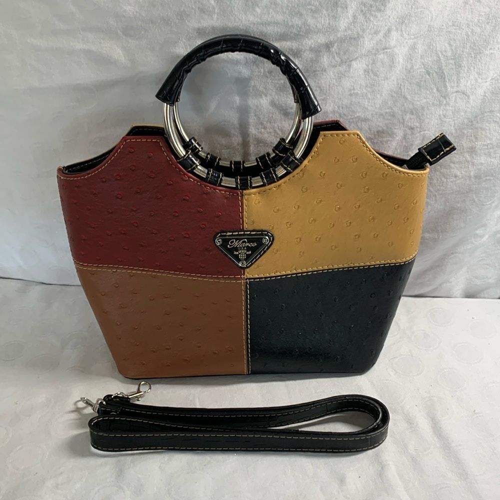 Marco USA 4 Color Panel Handbag/Crossbody Purse
